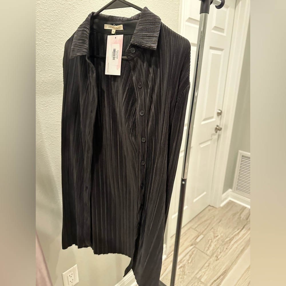 Black long sleeve Elena dress